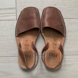 PONS leather sandals